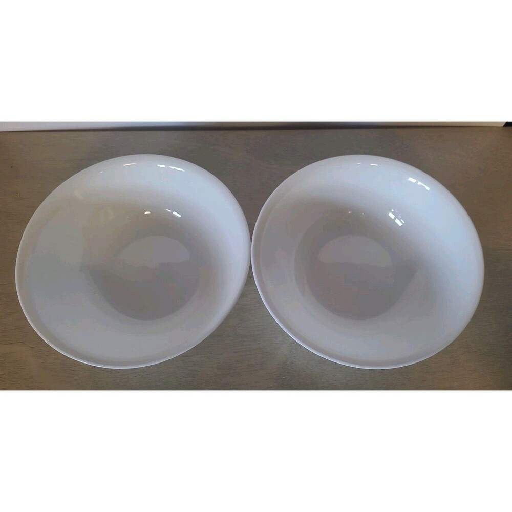 Set 2 Corelle Winter Frost White Round Serving Bowls 10"